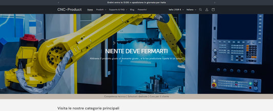 Nuovo look per CNC-Product: più semplice, più veloce, più vicino alle tue esigenze