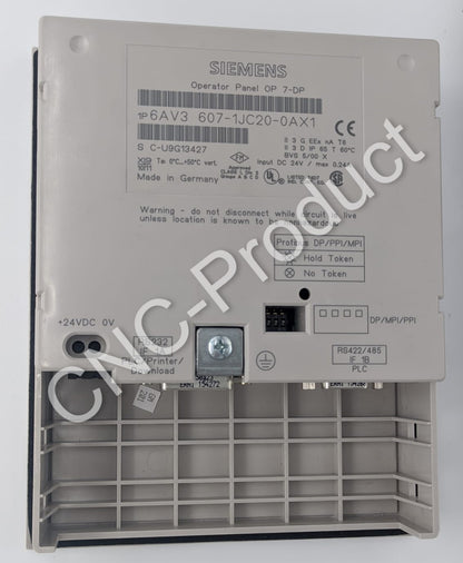 Panel Siemens 6AV3 607-1J20-0AX1